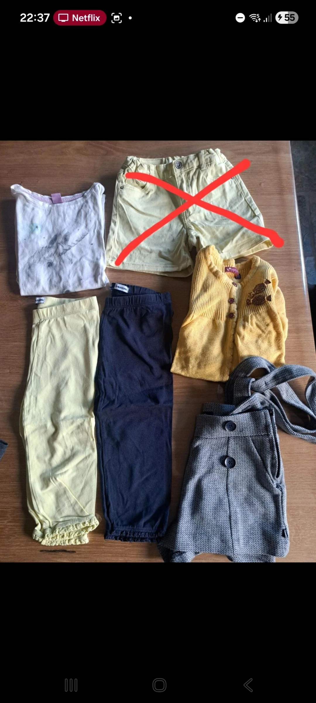 Lot de 5 vêtements fille 7 ans